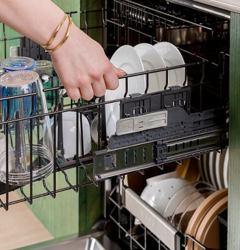 Café - 24" Top Control Smart Built-In Stainless Steel Tub Dishwasher with 3rd Rack, UltraWash and 44 dBA - Stainless Steel