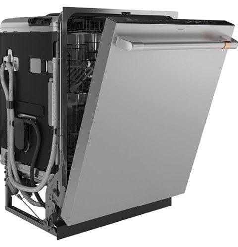 Café - 24" Top Control Smart Built-In Stainless Steel Tub Dishwasher with 3rd Rack, UltraWash and 44 dBA - Stainless Steel