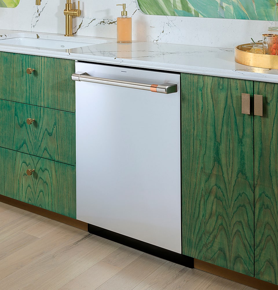 Café - 24" Top Control Smart Built-In Stainless Steel Tub Dishwasher with 3rd Rack, UltraWash and 44 dBA - Stainless Steel