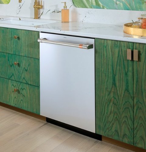 Café - 24" Top Control Smart Built-In Stainless Steel Tub Dishwasher with 3rd Rack, UltraWash and 44 dBA - Stainless Steel