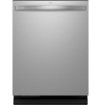 GE Profile - 24" Top Control Smart Built-In Stainless Steel Tub Dishwasher w/ 3rd Rack, Leak Defense w/ Active Flood Protect, 39 dBA - Stainless Steel