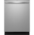 GE Profile - 24" Top Control Smart Built-In Stainless Steel Tub Dishwasher w/ 3rd Rack, Leak Defense w/ Active Flood Protect, 39 dBA - Stainless Steel