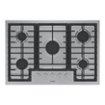 Bosch - 500 Series 30" Built-In Gas Cooktop with 5 burners and LP Conversion - Stainless Steel