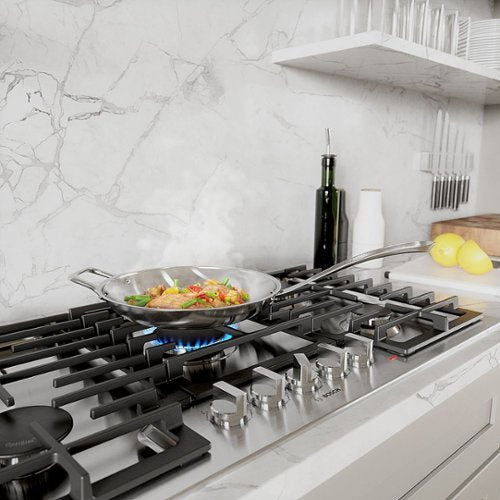 Bosch - 500 Series 30" Built-In Gas Cooktop with 5 burners and LP Conversion - Stainless Steel