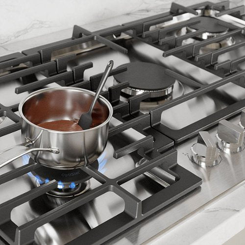 Bosch - 500 Series 30" Built-In Gas Cooktop with 5 burners and LP Conversion - Stainless Steel