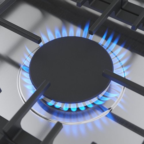 Bosch - 500 Series 30" Built-In Gas Cooktop with 5 burners and LP Conversion - Stainless Steel