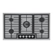 Bosch - Benchmark Series 36" Built-In Gas Cooktop with 5 burners with FlameSelect and LP Conversion - Stainless Steel