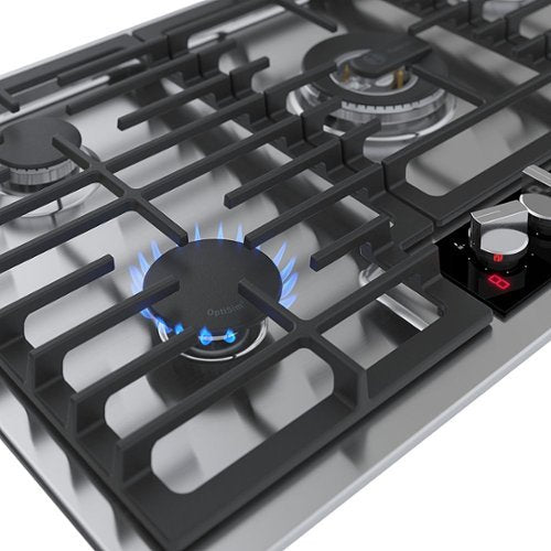 Bosch - Benchmark Series 36" Built-In Gas Cooktop with 5 burners with FlameSelect and LP Conversion - Stainless Steel