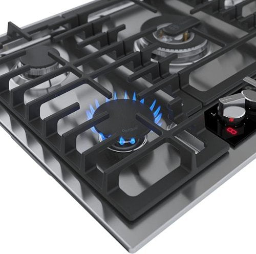 Bosch - Benchmark Series 30" Built-In Gas Cooktop with 5 burners with FlameSelect and LP Conversion - Stainless Steel