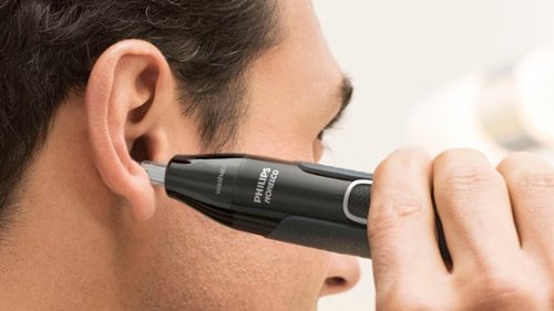 Philips Norelco - Nose Trimmer 3000, for Nose, Ears Eyebrows, NT3600/62 - Black