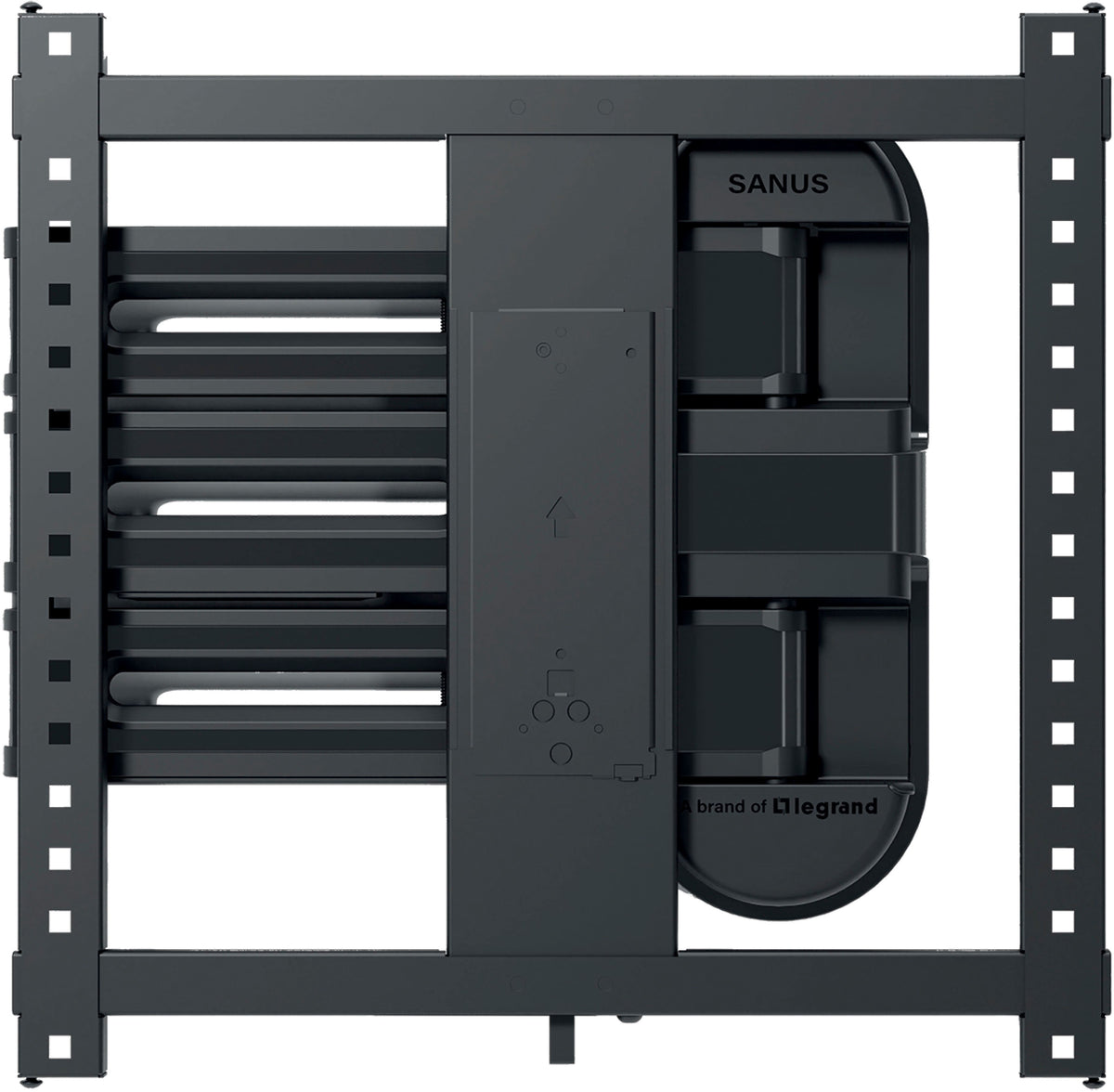 SANUS Elite - Advanced Full-Motion 4D + Shift TV Wall Mount for TVs 32"-65" up to 70 lbs - Shifts up to 6" for Perfect Placement - Black