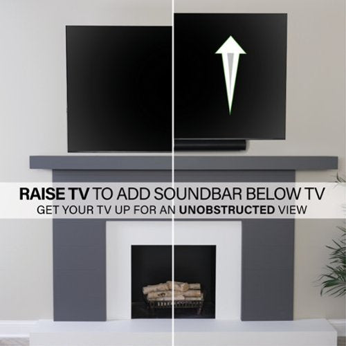 SANUS Elite - Advanced Full-Motion 4D + Shift TV Wall Mount for TVs 32"-65" up to 70 lbs - Shifts up to 6" for Perfect Placement - Black