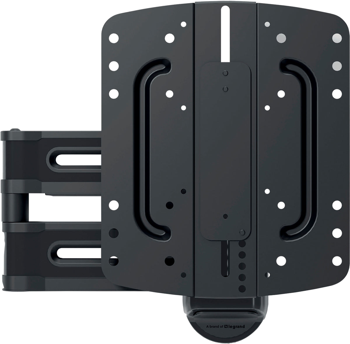SANUS Elite - Advanced Full-Motion 4D + Shift TV Wall Mount for TVs 19"-43" up to 40 lbs - Shifts up to 4" for Perfect Placement - Black