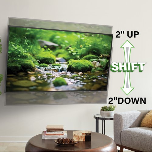 SANUS Elite - Advanced Full-Motion 4D + Shift TV Wall Mount for TVs 19"-43" up to 40 lbs - Shifts up to 4" for Perfect Placement - Black