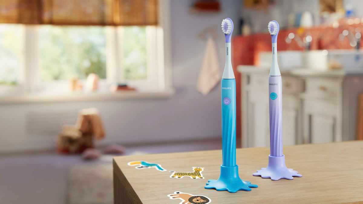 Philips - One for Kids Battery Toothbrush - Gradient Blue Fade
