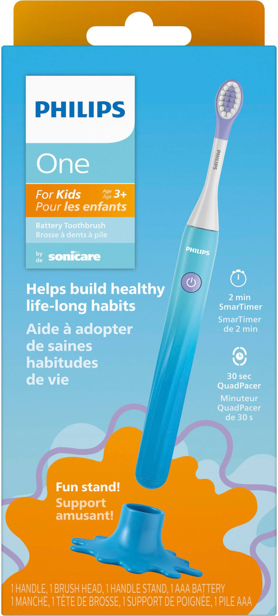 Philips - One for Kids Battery Toothbrush - Gradient Blue Fade