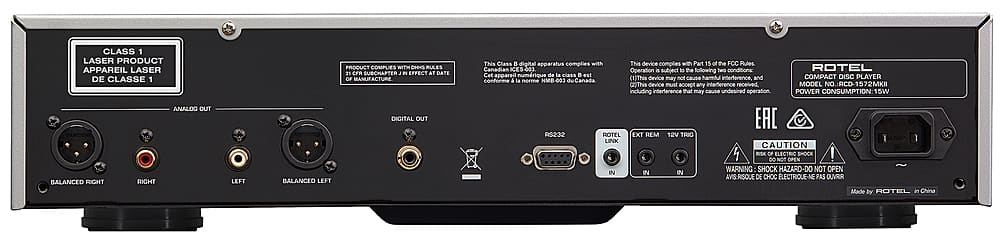 Rotel - RCD-1572MKII CD Player - Black
