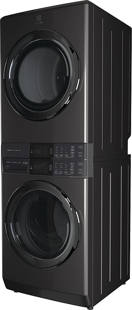 Electrolux - Laundry Tower Single Unit Front Load 4.5 Cu. Ft. Washer & 8 Cu. Ft. Electric Dryer with Perfect Steam - Titanium