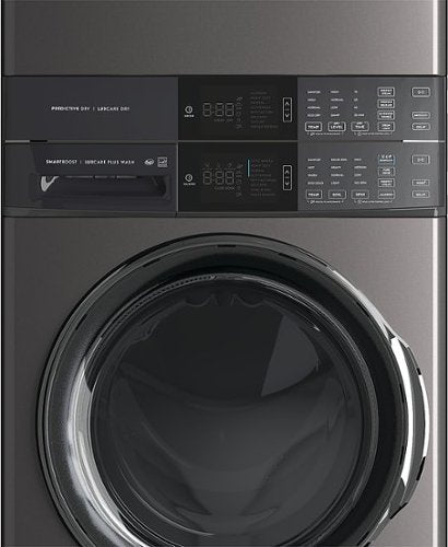 Electrolux - Laundry Tower Single Unit Front Load 4.5 Cu. Ft. Washer & 8 Cu. Ft. Electric Dryer with Perfect Steam - Titanium