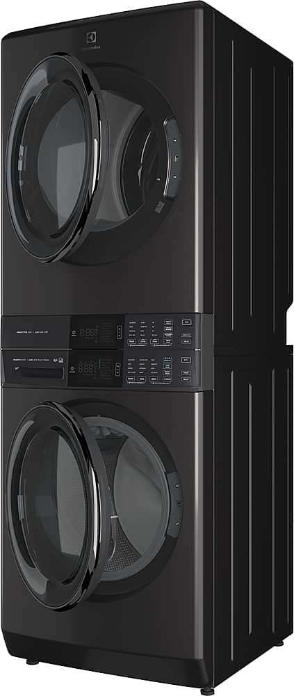 Electrolux - Laundry Tower Single Unit Front Load 4.5 Cu. Ft. Washer & 8 Cu. Ft. Electric Dryer with Perfect Steam - Titanium
