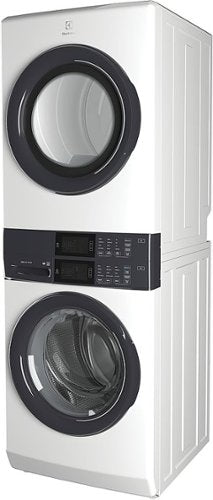 Electrolux - Laundry Tower Single Unit Front Load 4.4 Cu. Ft. Washer & 8 Cu. Ft. Electric Dryer - White
