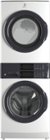 Electrolux - Laundry Tower Single Unit Front Load 4.4 Cu. Ft. Washer & 8 Cu. Ft. Electric Dryer - White