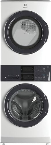 Electrolux - Laundry Tower Single Unit Front Load 4.4 Cu. Ft. Washer & 8 Cu. Ft. Electric Dryer - White