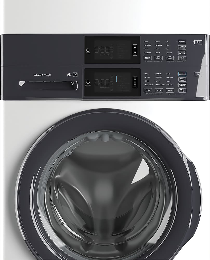 Electrolux - Laundry Tower Single Unit Front Load 4.4 Cu. Ft. Washer & 8 Cu. Ft. Electric Dryer - White