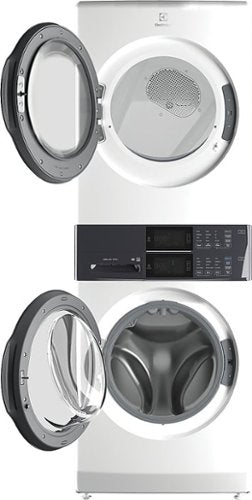 Electrolux - Laundry Tower Single Unit Front Load 4.4 Cu. Ft. Washer & 8 Cu. Ft. Electric Dryer - White