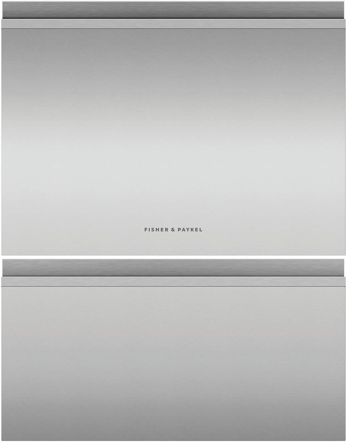Fisher & Paykel - Door Panel for Fisher and Paykel Double DishDrawers - Brushed Stainless Steel