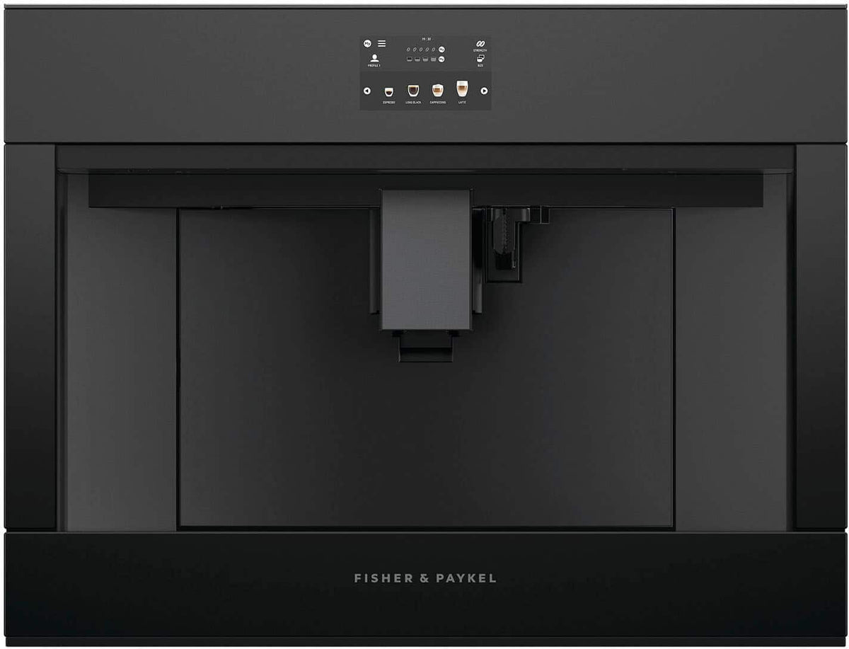 Fisher & Paykel - Minimal Single Serve 13 Function Touch Display Coffee Maker - Black