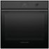 Fisher & Paykel - 24" Built-in Single Electric Convection Wall Oven with 3 Cu. Ft. Oven Capacity - Black