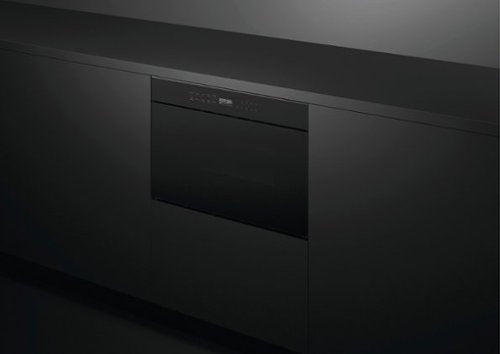 Fisher & Paykel - 1.2 Cu. Ft. Built-In Microwave Drawer with Sensor Cooking - Black