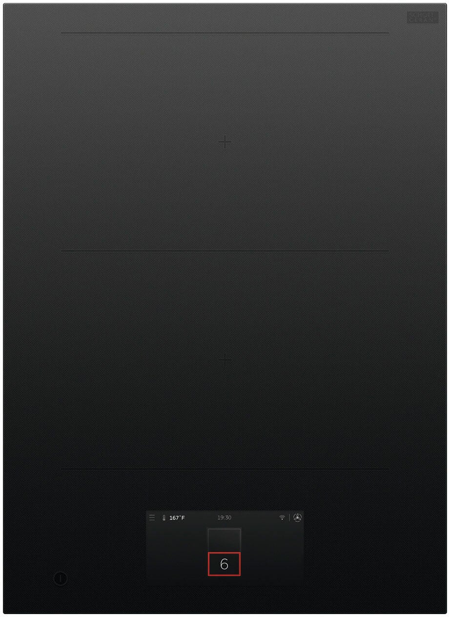 Fisher & Paykel - 15 in. Wide 2 Element Primary Modular Electric Cooktop - Black