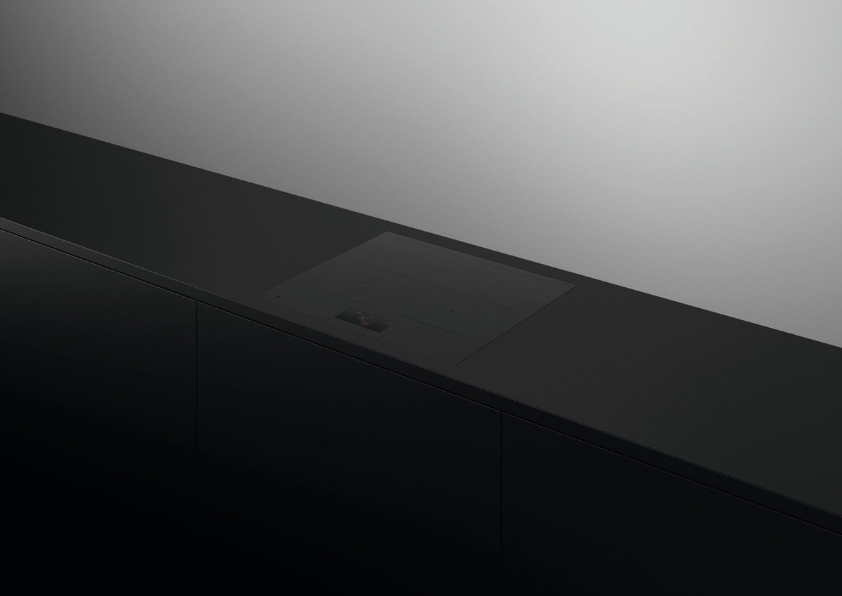 Fisher & Paykel - 24 in. Wide 4 Element Primary Modular Electric Cooktop - Black