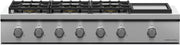 Fisher & Paykel - 48 in. Wide 6 Burner Professioanl  Built-in Natural Gas Cooktop - Stainless Steel