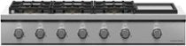 Fisher & Paykel - 48 in. Wide 6 Burner Professioanl  Built-in Natural Gas Cooktop - Stainless Steel