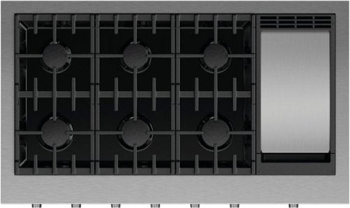 Fisher & Paykel - 48 in. Wide 6 Burner Professioanl  Built-in Natural Gas Cooktop - Stainless Steel