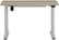 Steelcase - AMQ Sit-to-Stand Desk - White Base Light Oak Top