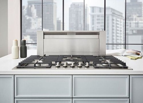 Bosch - 800 Series 36" Built-In Gas Cooktop with 5 Burners, FlameSelect, and LP Conversion - Stainless Steel