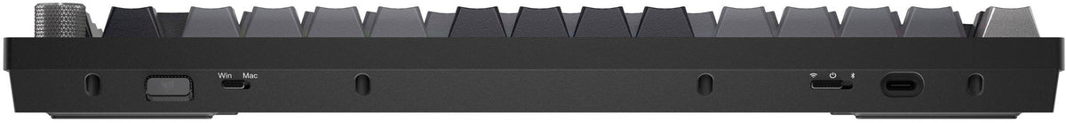 CORSAIR - K65 PLUS RGB 75% Wireless Mechanical Pre-Lubricated MLX Red Linear Switch Gaming Keyboard with Hot-Swappable Switches - Black/Gray