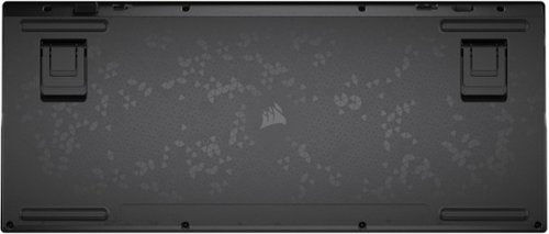 CORSAIR - K65 PLUS RGB 75% Wireless Mechanical Pre-Lubricated MLX Red Linear Switch Gaming Keyboard with Hot-Swappable Switches - Black/Gray