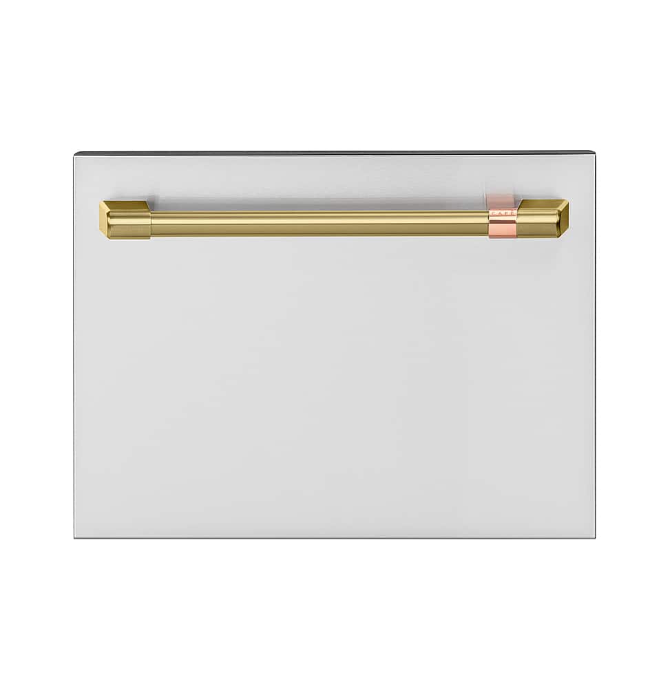 Café - Energy Star Certified Smart Single Drawer Dishwasher with 6 Wash Cycles, Water Leak Sensor, and Knock to Pause Feature - Stainless Steel