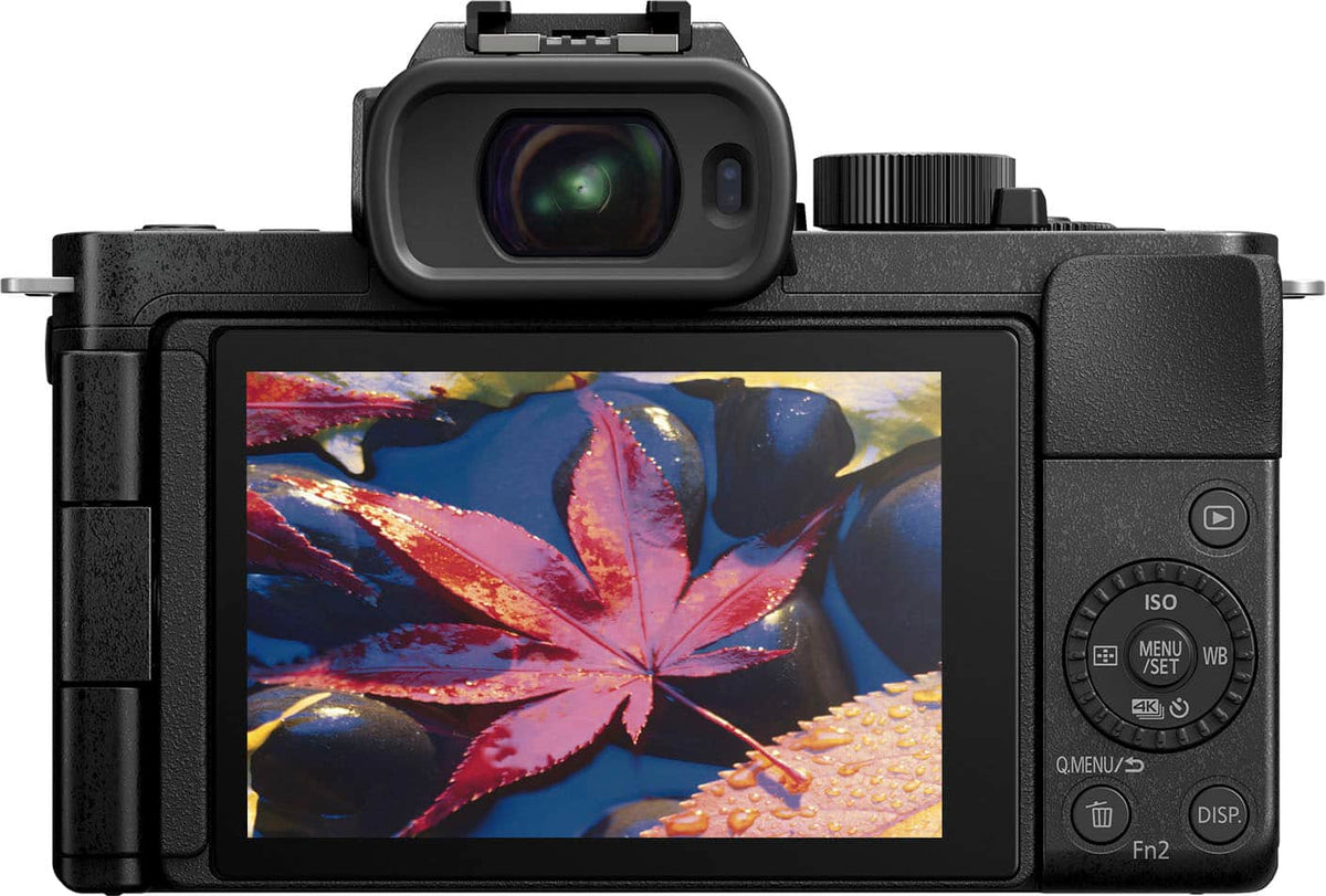 Panasonic - LUMIX G100D Mirrorless Camera for Photo, 4K Video and Vlogging, 12-32mm Lens - Black