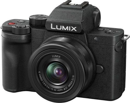 Panasonic - LUMIX G100D Mirrorless Camera for Photo, 4K Video and Vlogging, 12-32mm Lens - Black