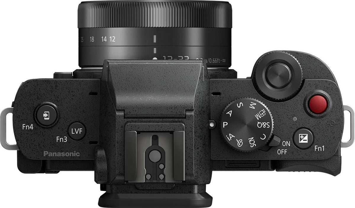 Panasonic - LUMIX G100D Mirrorless Camera for Photo, 4K Video and Vlogging, 12-32mm Lens - Black