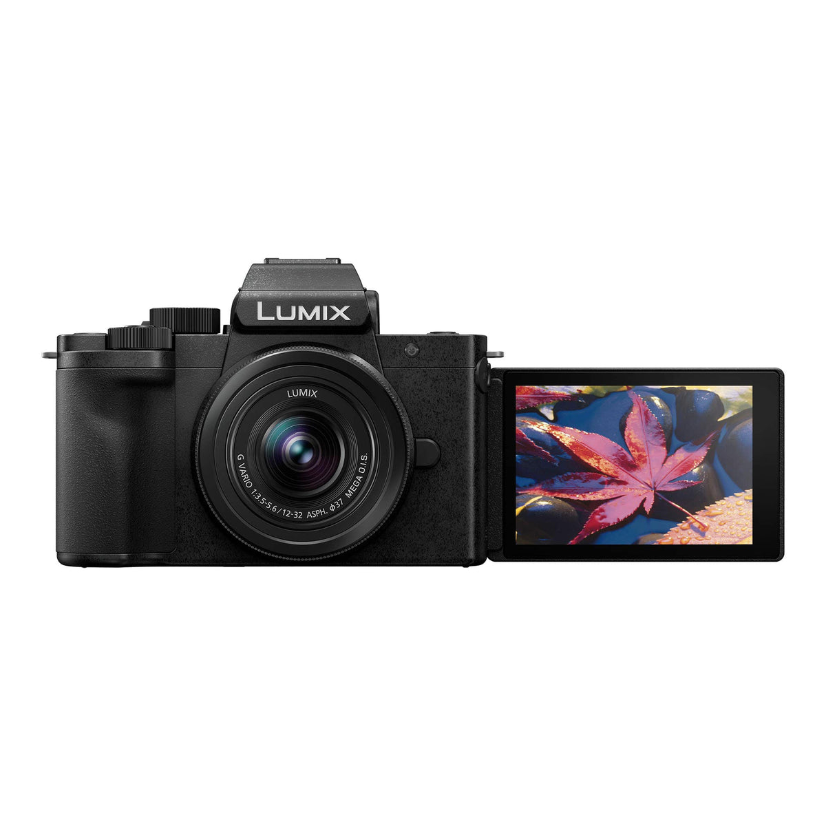 Panasonic - LUMIX G100D Mirrorless Camera for Photo, 4K Video and Vlogging, 12-32mm Lens - Black