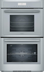 Thermador - Masterpiece Series 30" Built-In Double Electric Smart Wall Oven with True Convection and Steam - Stainless Steel