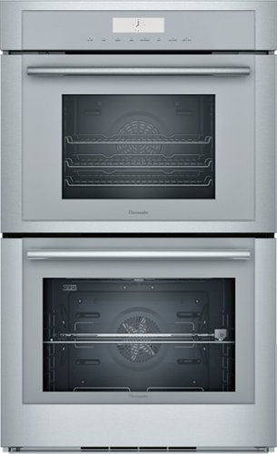 Thermador - Masterpiece Series 30" Built-In Double Electric Smart Wall Oven with True Convection and Steam - Stainless Steel