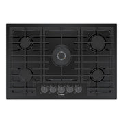 Bosch - 800 Series 30" Built-In Gas Cooktop with 5 burners with FlameSelect and LP Conversion - Black Stainless Steel